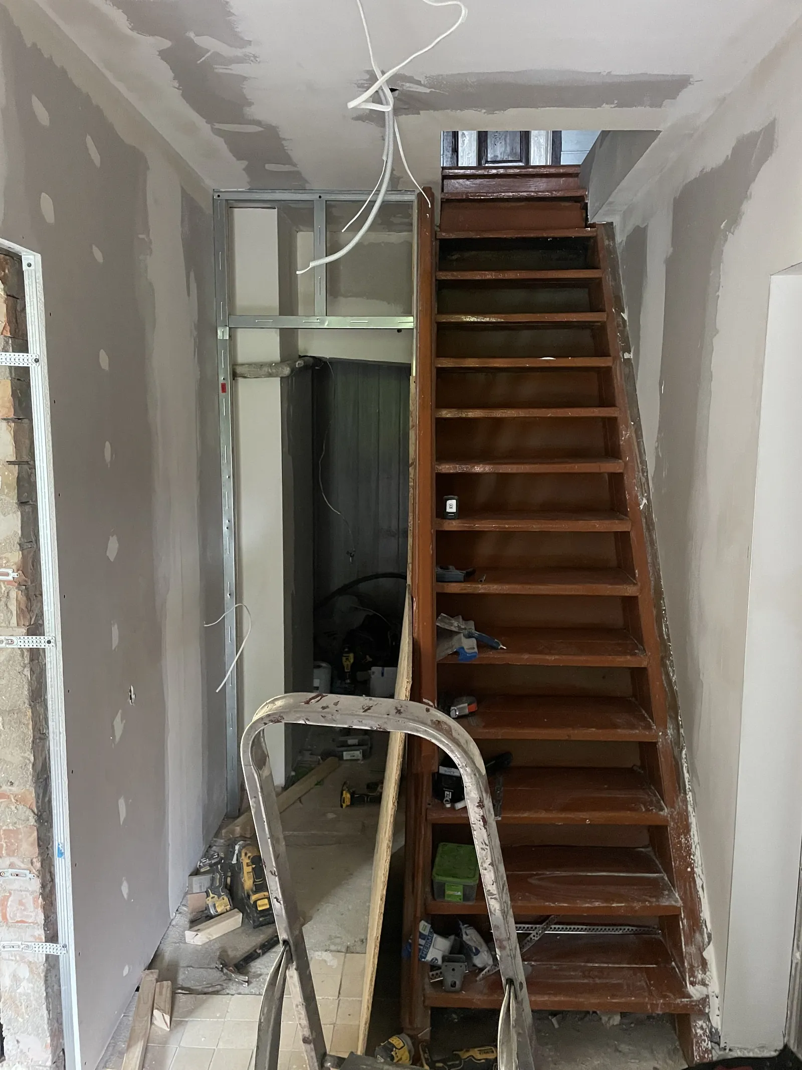 Premises renovation work in progress